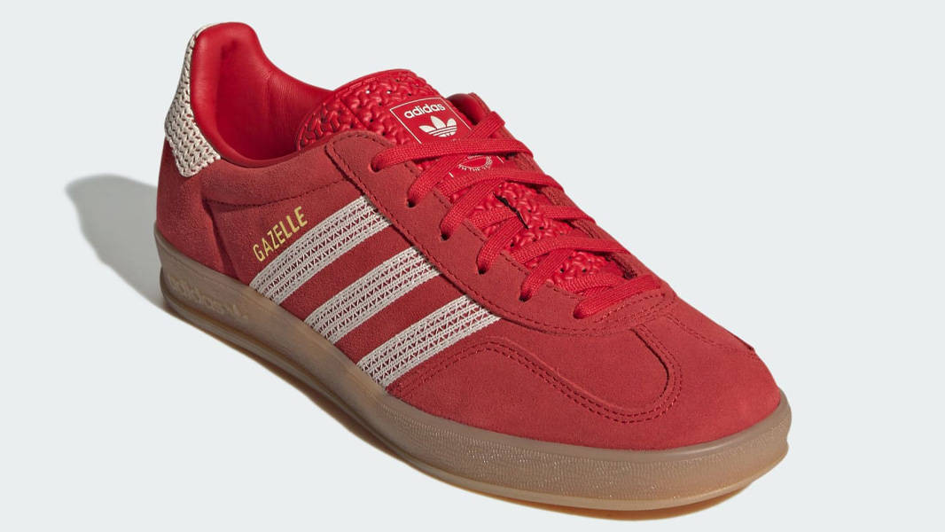 adidas gazelle silver green womens Adidas Women's Gazelle Indoor Shoes (Better Scarlet/Light Pink/Gum) – August