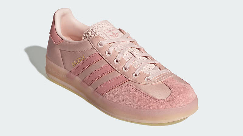 スニーカー adidas Gazelle Indoor Wonder Quartz Pink JI2709 Adidas Gazelle Indoor Pink Satin Suede 𝗖𝗼𝗹𝗼𝗿𝘄𝗮𝘆
