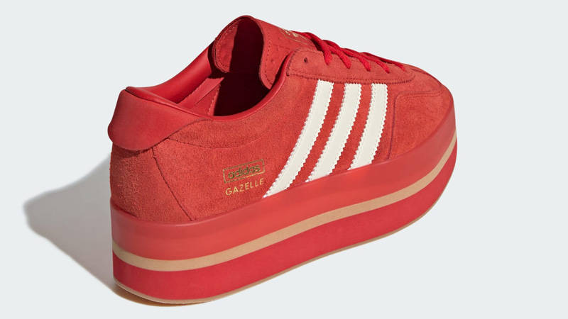 【adidas】Originals Gazelle Stack Red / Cream White ※送関込 adidas-Gazelle-Stack-Red-Cream