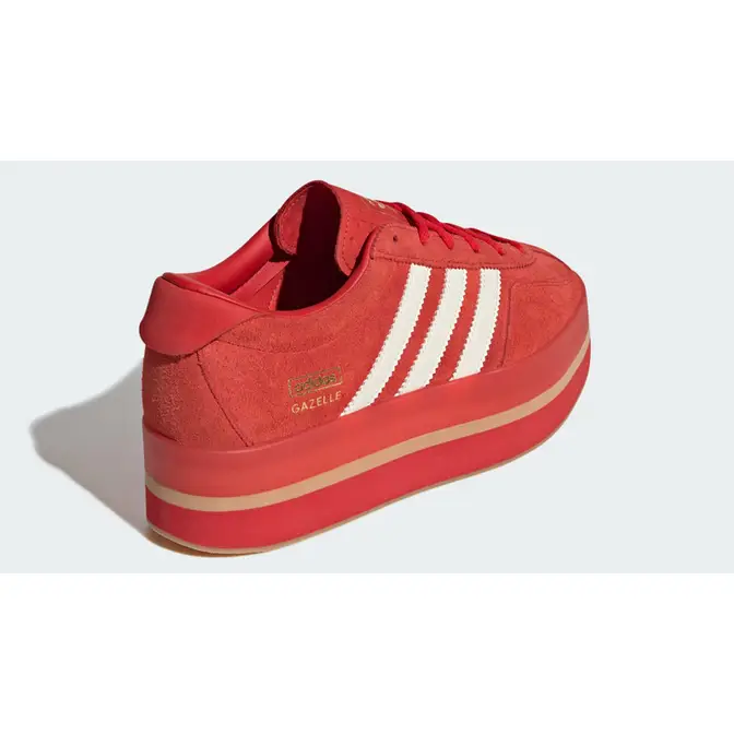 adidas Gazelle Stack Red Cream White Back