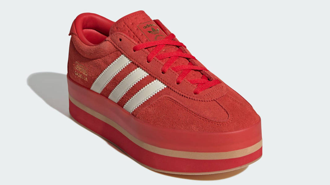 ☆大人気☆adidas Originals Gazelle Stack Red / Cream White adidas Gazelle Stack Red Cream White (Women's) - JS0238 - US