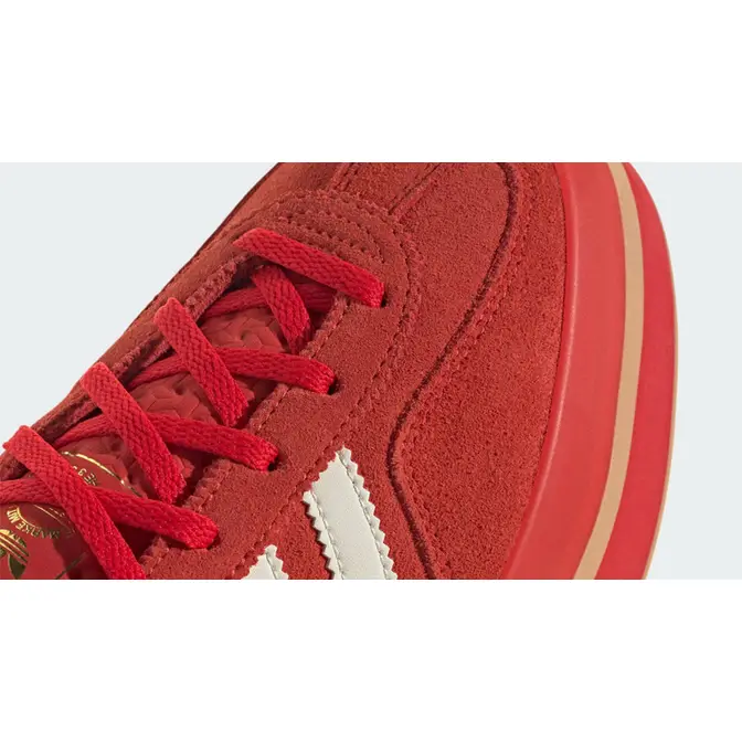 adidas Gazelle Stack Red Cream White Side