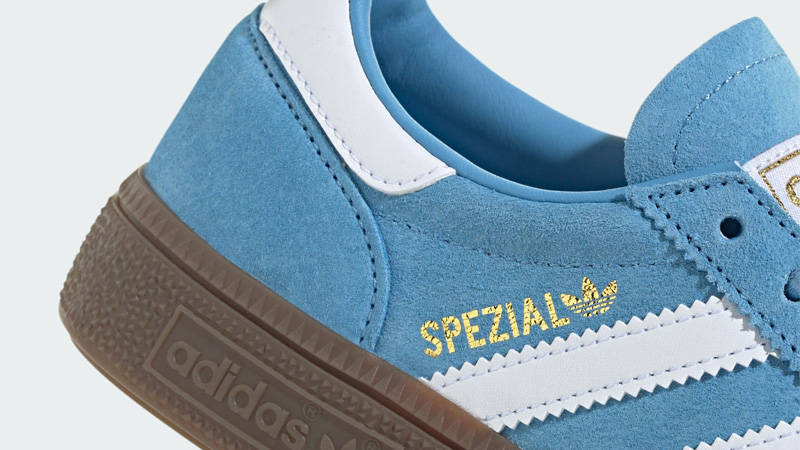 adidas Handball Spezial GS Light Blue Cloud White Closeup