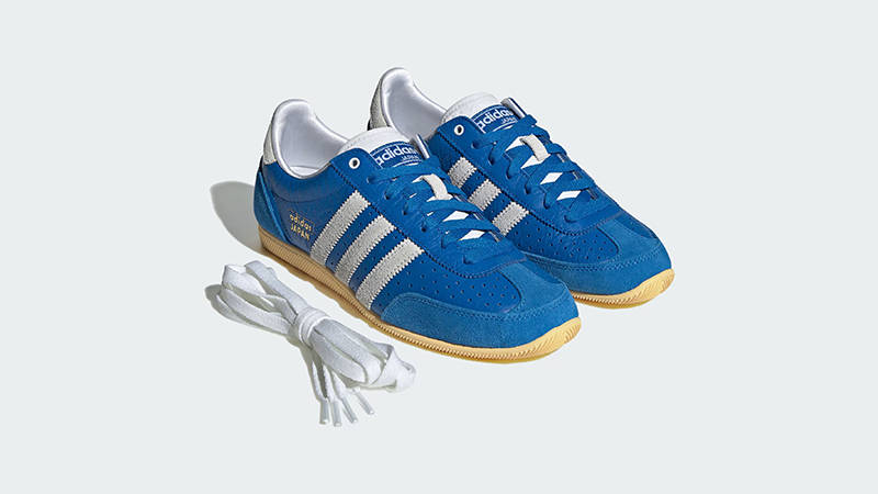 ◆adidas◆ japan blue JR0555 Adidas Originals Women's Japan leather JR0555 blue sneakers