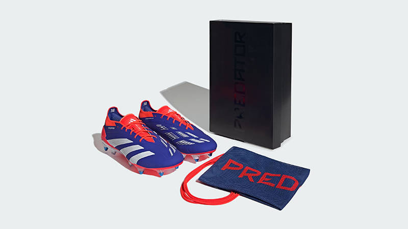 adidas Predator Elite Soft Ground Football Boots Lucid Blue Red