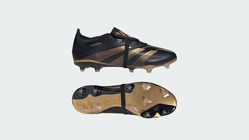 adidas Predator League Bellingham FG Boots Black Gold Metallic JH5702 side