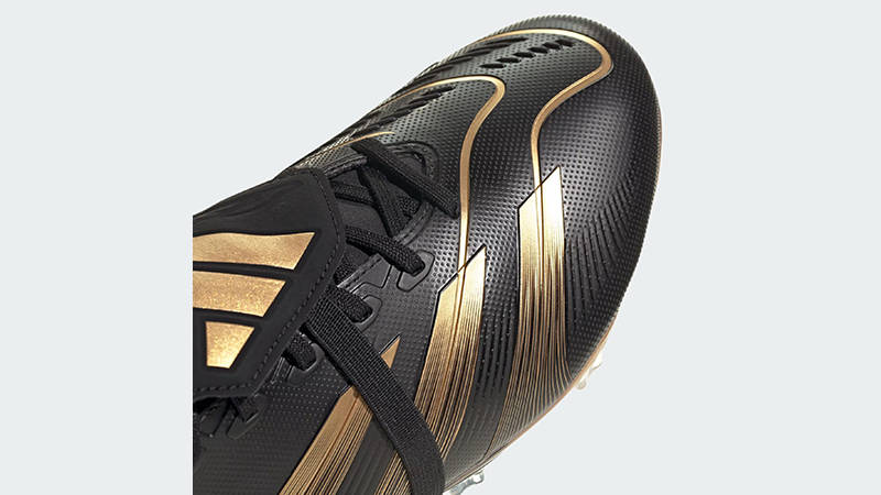 adidas Predator League Bellingham FG Boots Black Gold Metallic JH5702 toe