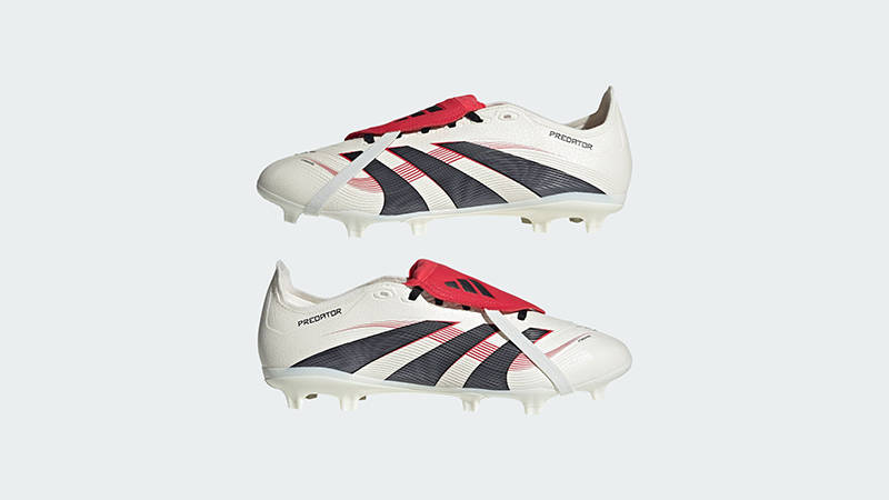 adidas Predator League Foldover Tongue Firm Multi Ground Boots Off-White Ruby JP5737 feature