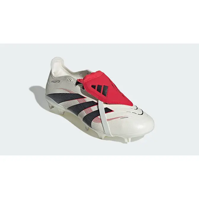 adidas Predator League Foldover Tongue Firm Multi Ground Boots Off-White Ruby JP5737 front