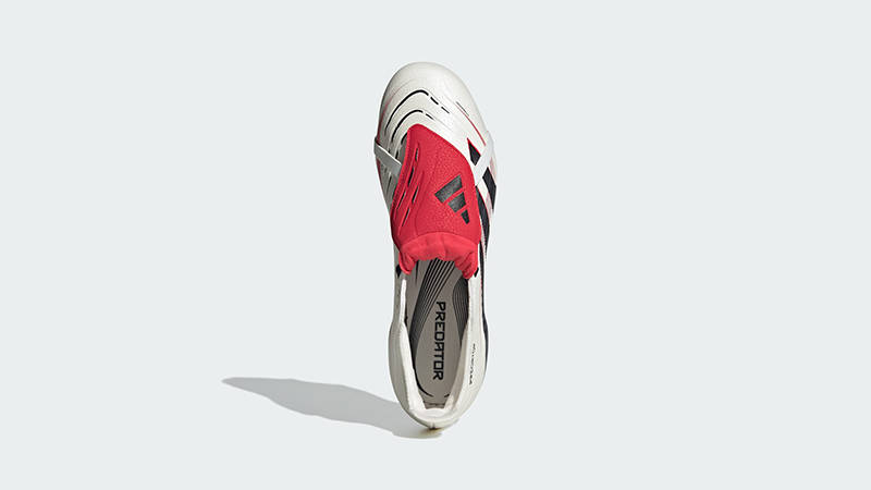 adidas Predator League Foldover Tongue Firm Multi Ground Boots Off-White Ruby JP5737 middle
