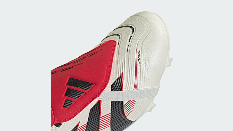adidas Predator League Foldover Tongue Firm Multi Ground Boots Off-White Ruby JP5737 toe