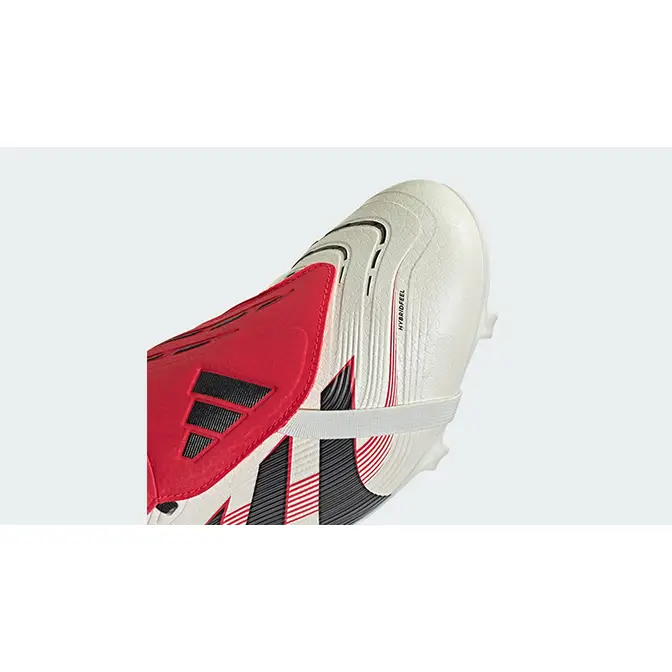 adidas Predator League Foldover Tongue Firm Multi Ground Boots Off-White Ruby JP5737 toe
