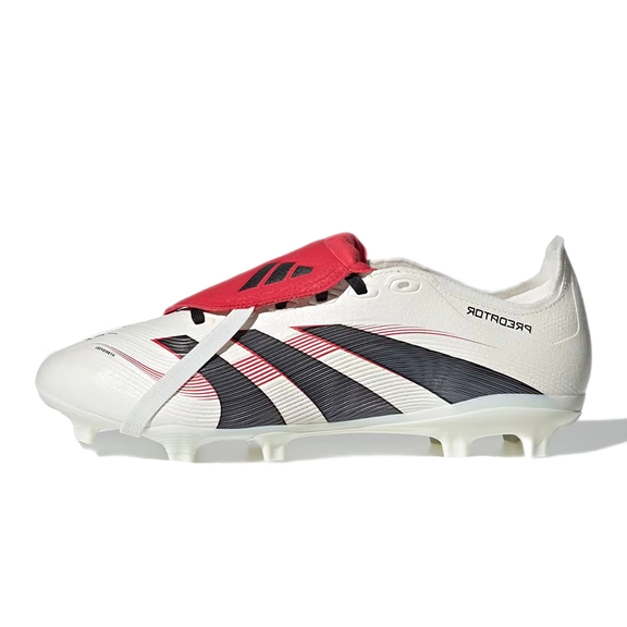 adidas Predator League Foldover Tongue Firm Multi Ground Boots Off-White Ruby JP5737