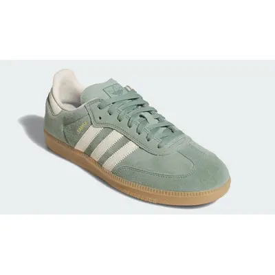 adidas Samba ADV Silver Green Wonder White Front