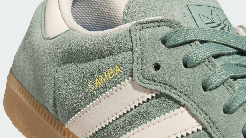 adidas Samba ADV Silver Green Wonder White Top