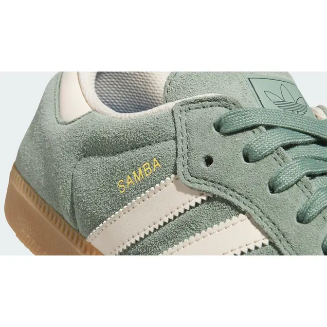 adidas Samba ADV Silver Green Wonder White Top