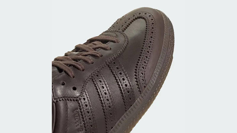 adidas Samba OG Dark Brown Gum JI3231 toe