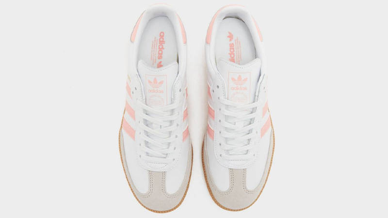 adidas Samba OG GS White Coral Pink Middle