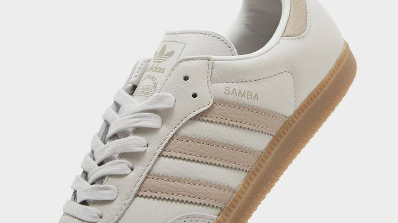 adidas Samba OG Vapor Grey Gum Closeup