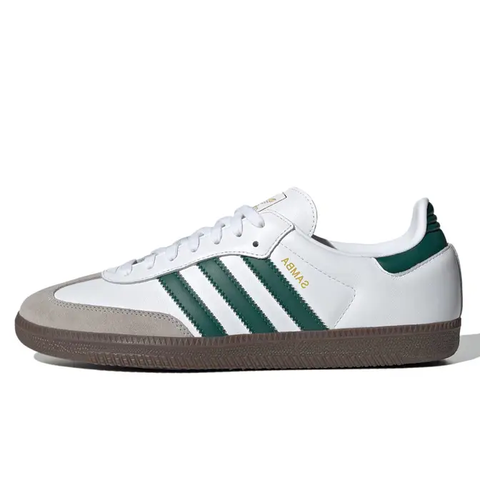 adidas Samba OG White Collegiate Green