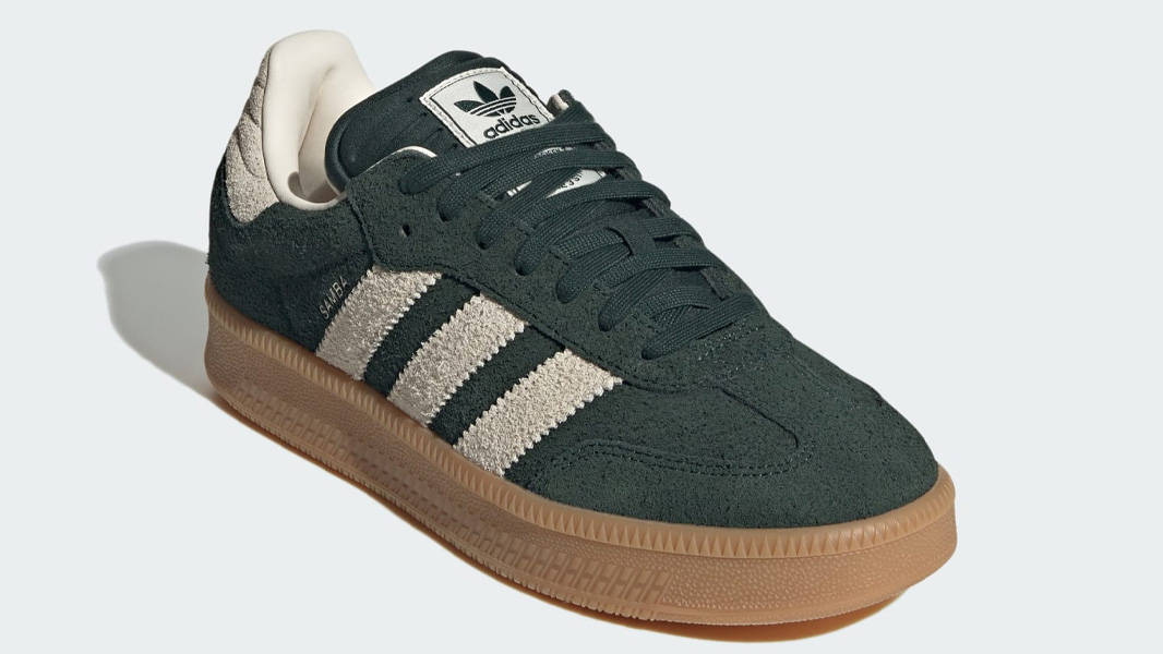 adidas Samba XLG Shadow Green Chalk White Front