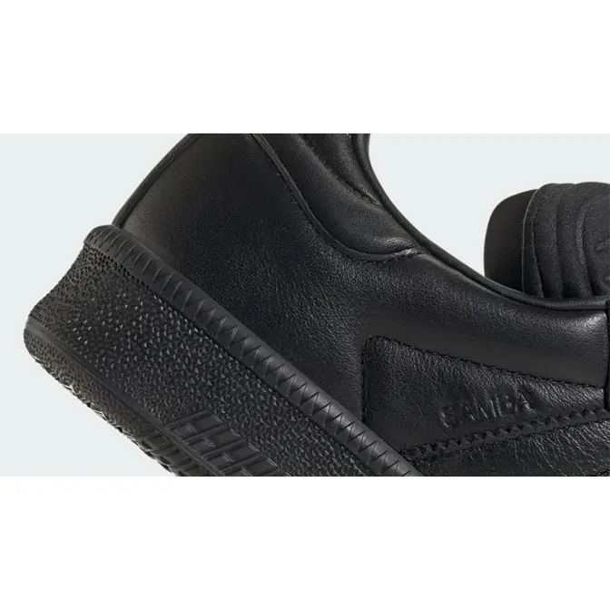 adidas Samba XLG Triple Black Closeup