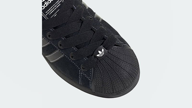 adidas Superstar II Black JH5470 toe