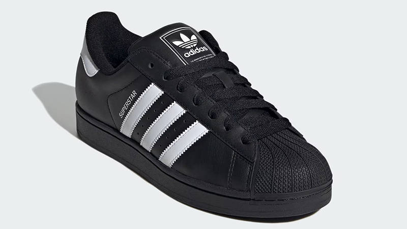 adidas Superstar II Black White JI0079 front