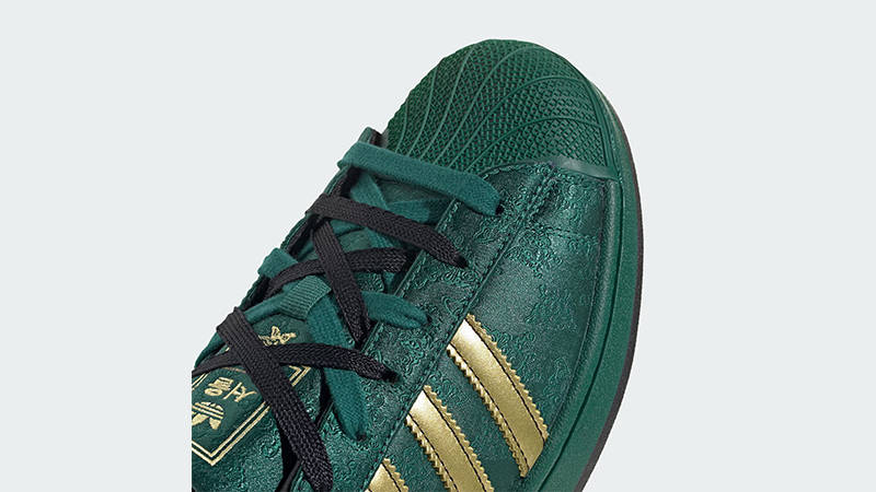 adidas Superstar Key City Seoul Green Gold JH7758 toe