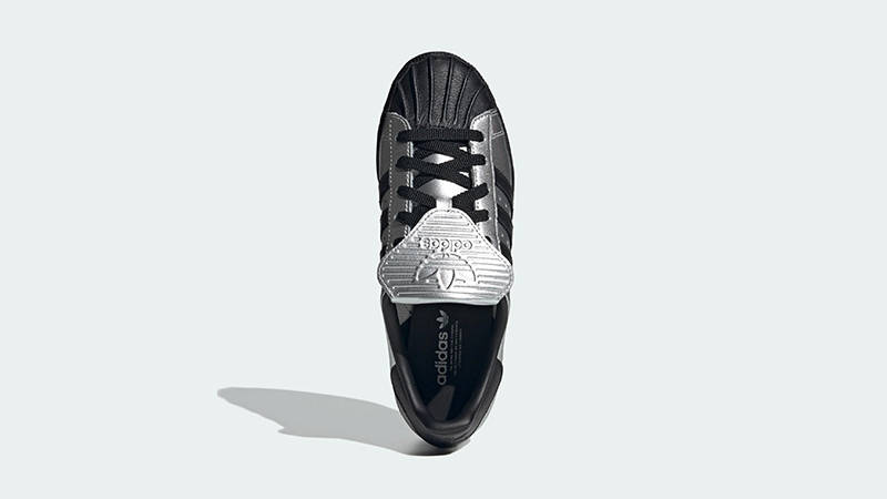 adidas Superstar Metallic Silver Black | JQ7451 | The Sole Supplier