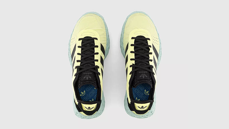 adidas Zponge Ice Yellow Blue JH8110 middle