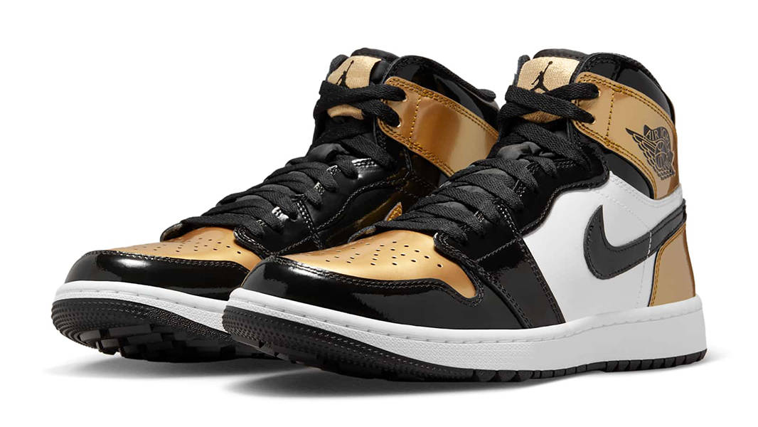Air Jordan 1 High Golf Metallic Gold DQ0660-002 Side
