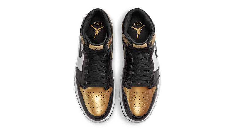 Air Jordan 1 High Golf Metallic Gold DQ0660-002 Top