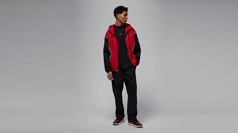 Air Jordan 1 Low Bred 553558-067 on foot