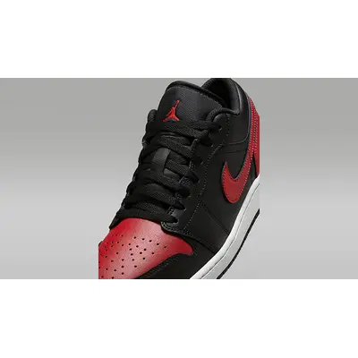 Air Jordan 1 Low Bred 553558-067 tongue