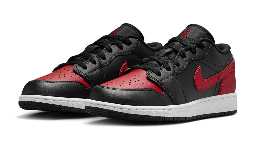 Air Jordan 1 Low GS Bred Twist 553560-067 Side