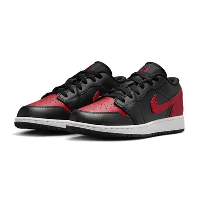 Air Jordan 1 Low GS Bred Twist 553560-067 Side