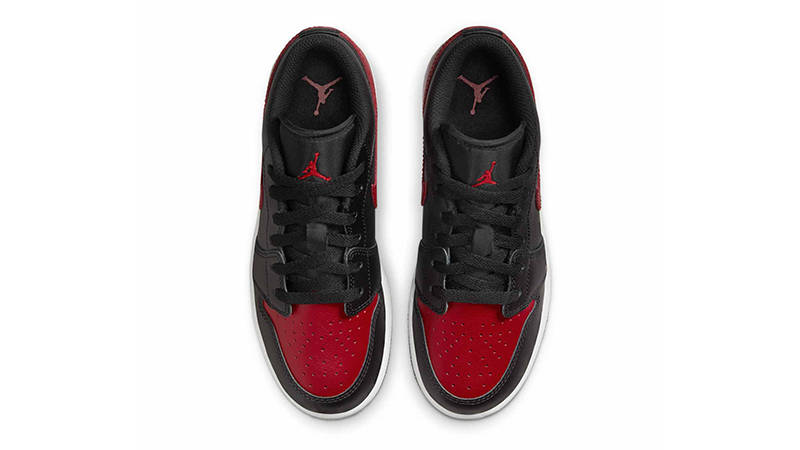 Air Jordan 1 Low GS Bred Twist 553560-067 Top