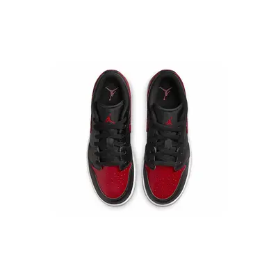 Air Jordan 1 Low GS Bred Twist 553560-067 Top