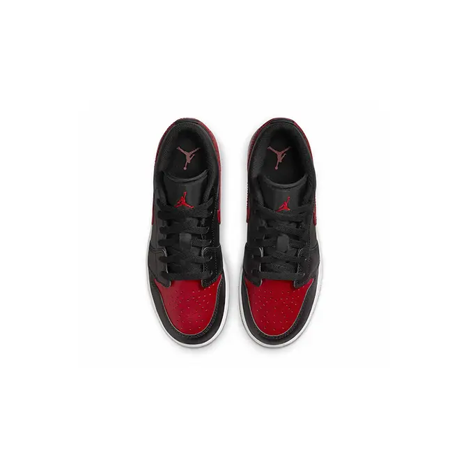 Air Jordan 1 Low GS Bred Twist 553560-067 Top