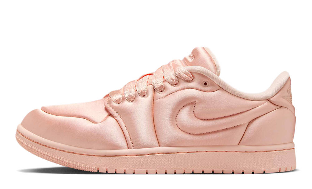 Pink satin jordan 1 on sale