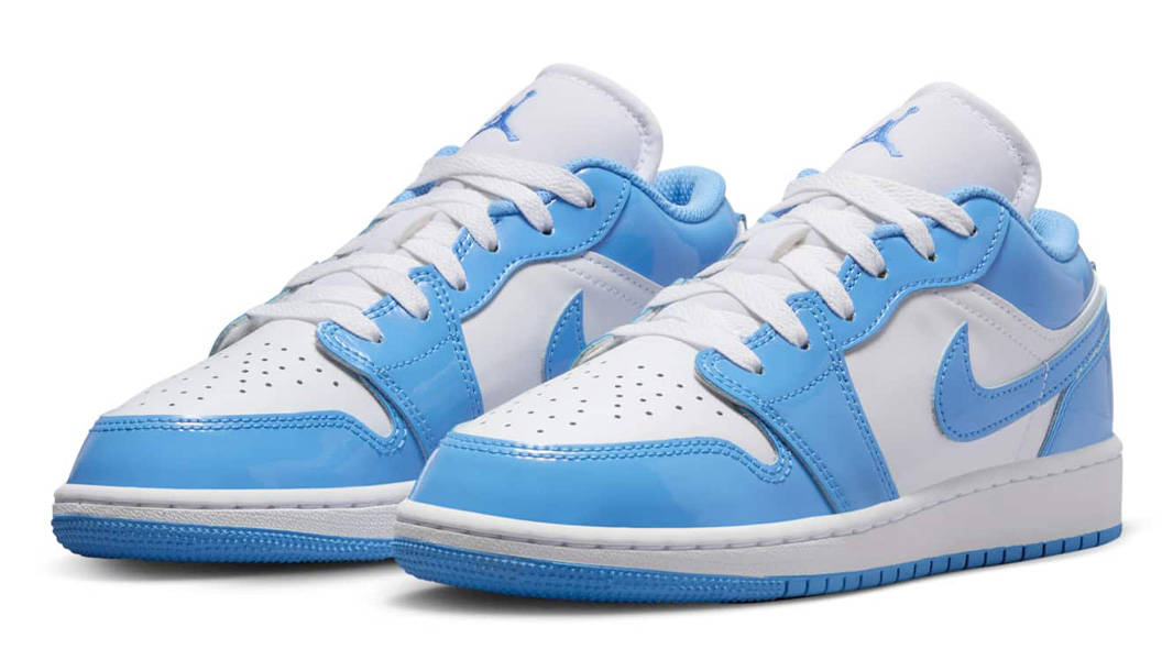 Air Jordan 1 Low SE GS Legend Blue Patent | FZ3929-114 | The Sole