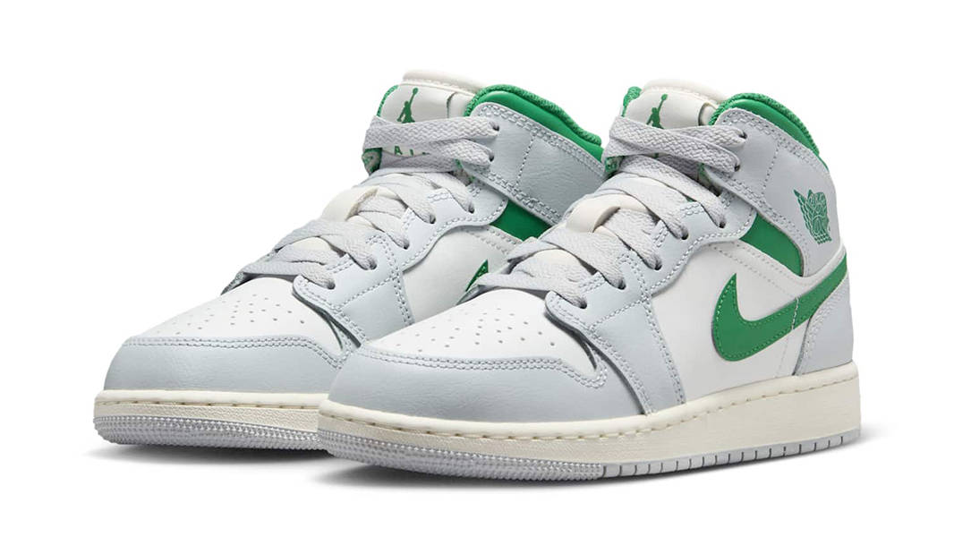 Air Jordan 1 Mid GS Pine Green DQ8423-142 Side