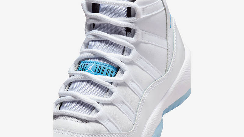 Air Jordan 11 GS Legend Blue 2024 378038-104 tongue