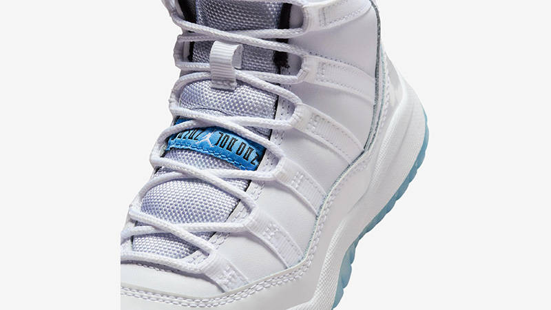 Air Jordan 11 PS Legend Blue 2024 378039-104 tongue