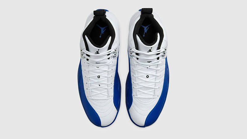 white and royal blue 12s