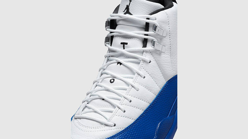 white and royal blue 12s