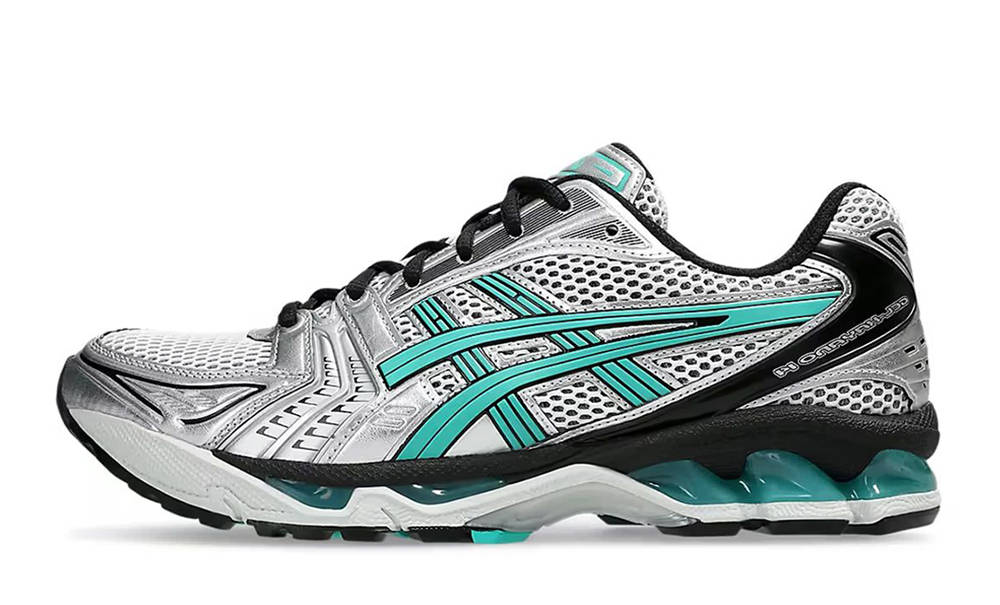 ASICS GEL-Kayano 14 Silver Turquoise 1203A740-100 The Sole