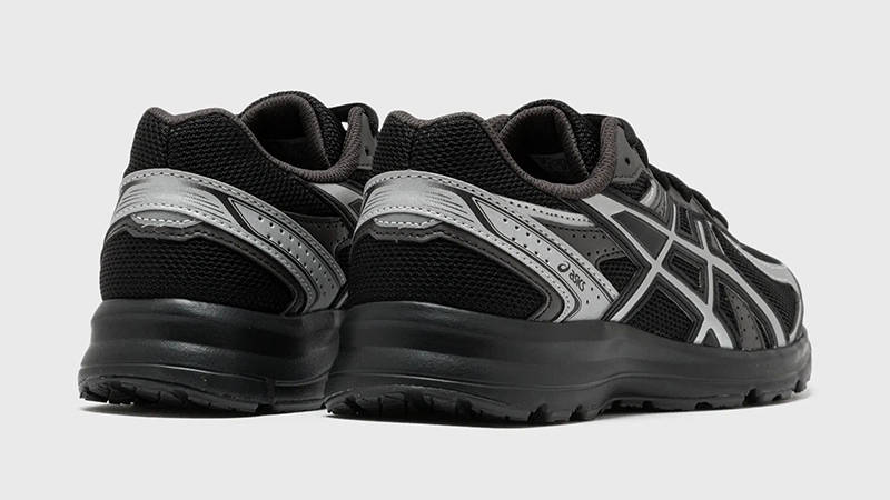 ASICS JOG 100S Black Silver 1203A741-001 back