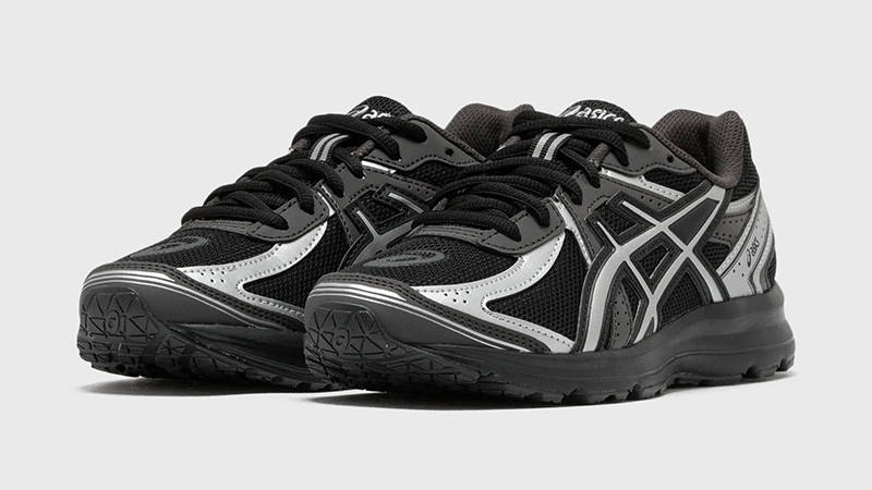 ASICS JOG 100S Black Silver 1203A741-001 front